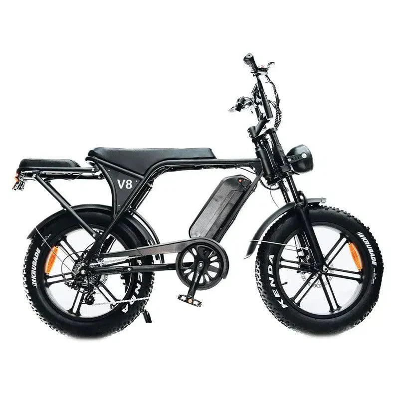 Ouxi V8 - Fatbike - Zwart